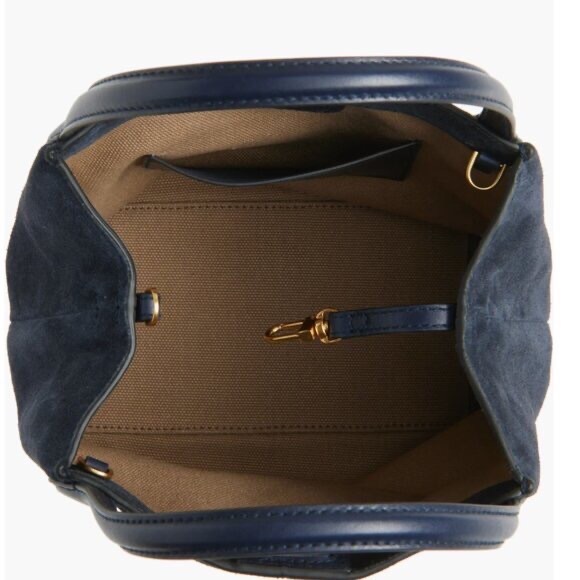 Madewell Mini Suede Shopper Tote - Picture 4 of 6